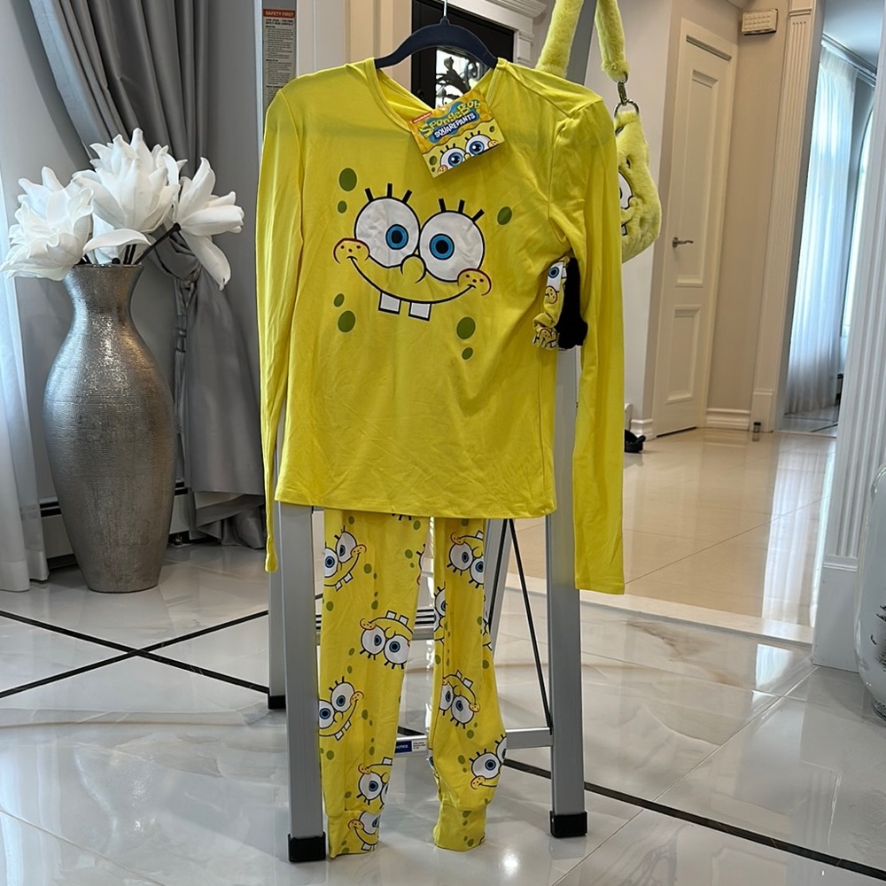 SpongeBob SquarePants Kids Pajamas - Yellow